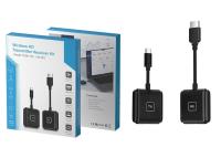 Platoon PL-7223 HDMI ve TYPE-C Girişli Kablosuz Görüntü Aktarıcı  CHD01-USB-C-TX/RX HDMI KABLOSUZ AKTARICI